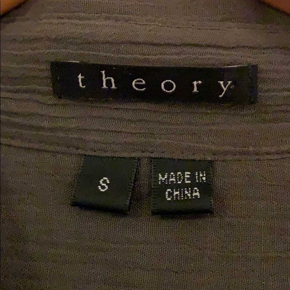 Theory Button Down Top - image 5